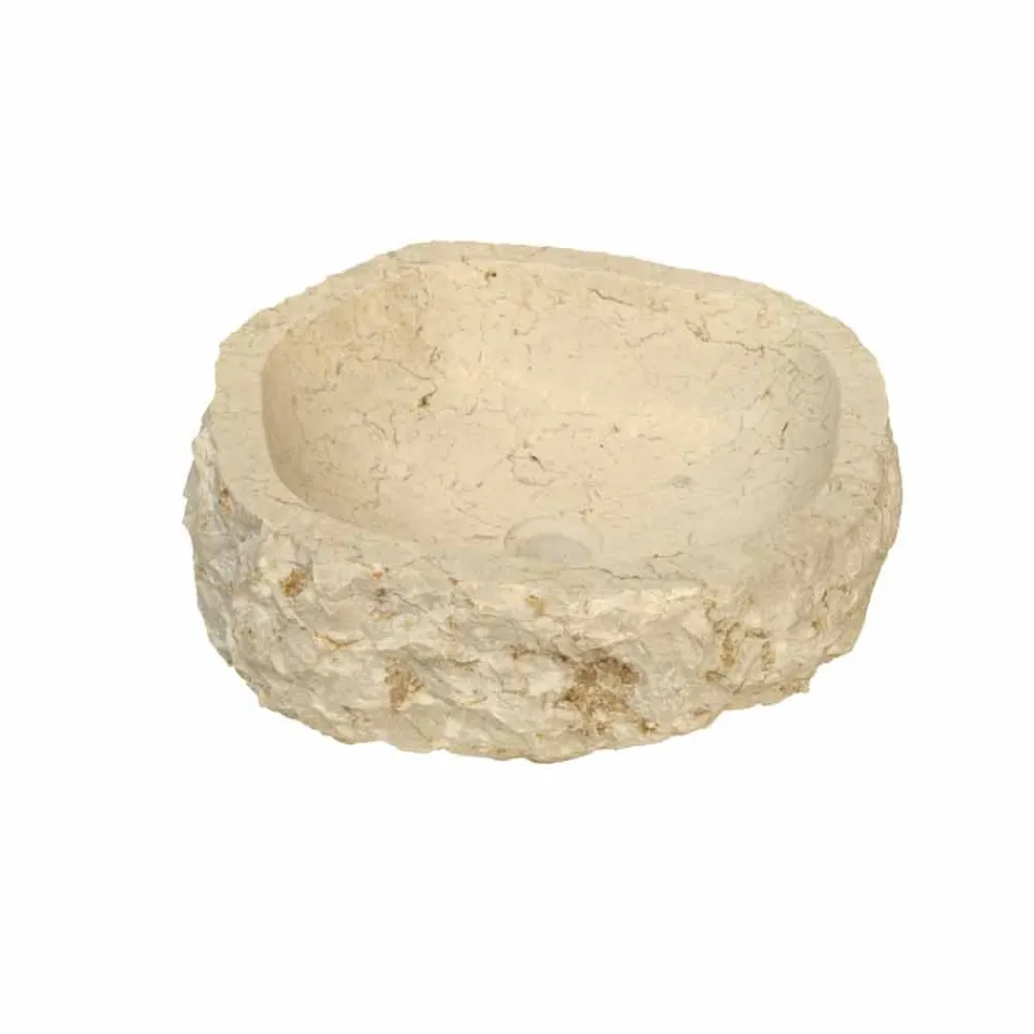 Wastafel Ondersteunende Piece Marble Beige Mumbai Viadurini