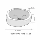 Wastafel Ondersteunende Piece Marble Rook Mumbai Viadurini