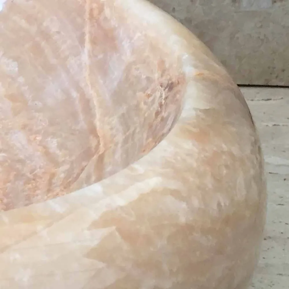 Arlie wastafel onyx aanrecht, handgemaakt Viadurini