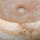 Arlie wastafel onyx aanrecht, handgemaakt Viadurini