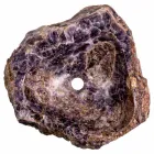 Aanrecht wasbak handgemaakt in amethist steen, Vidor Viadurini