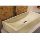 Ondersteunende wastafel Stone Natural Beige plein Jakarta Viadurini