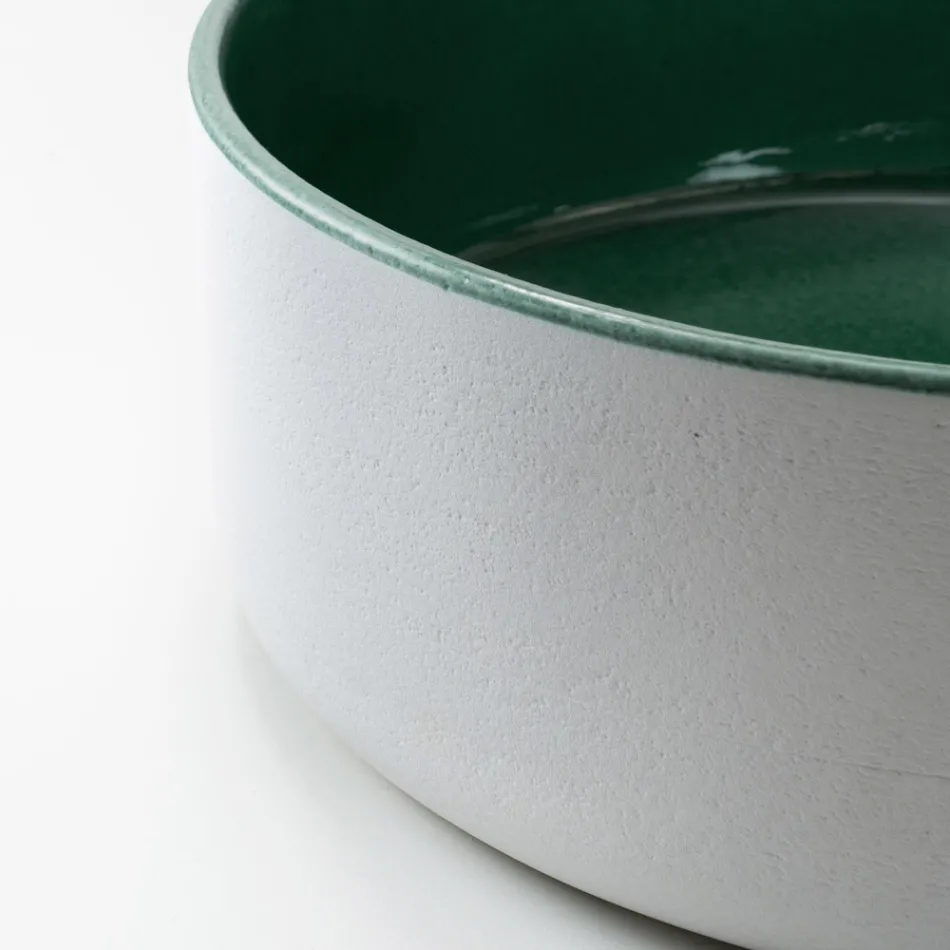 Aanrechtwastafel van natuurlijk aardewerk in diverse afwerkingen - Balance Viadurini