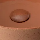 Aanrechtwastafel van natuurlijk aardewerk in diverse afwerkingen - Balance Viadurini