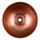 Countertop ronde handgemaakte koperen wastafel, Murello Viadurini