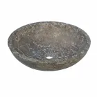 Wastafel round ondersteuning antraciet Moyo Viadurini