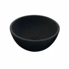 Wastafel Ondersteunende Tondo in basaltzwart Kali Viadurini