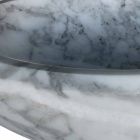 Ronde aanrecht wastafel in wit Carrara-marmer Made in Italy - Canova Viadurini