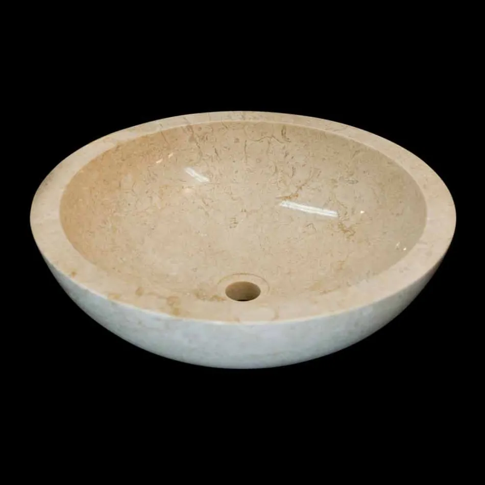 Aanrecht natuursteen wastafel werk wit Viadurini