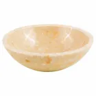 Wastafel round ondersteuning in honing onyxsteen Kilian Viadurini