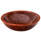 Aanrecht round ondersteuning in kunsthars en steen Cloud Viadurini