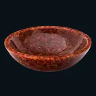 Aanrecht round ondersteuning in kunsthars en steen Cloud Viadurini