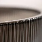 Ronde aanrechtwastafel in Plissè Venetiaans glas Made in Italy - Zirkoon Viadurini