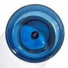 Ronde aanrechtwastafel in Plissè Venetiaans glas Made in Italy - Zirkoon Viadurini