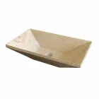 Wastafel Ondersteunende Keystone Stone Natural Beige Wok Viadurini