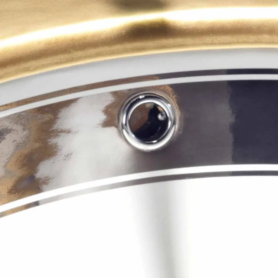 Barokke ingebouwde vuurkalk-wastafel, handgemaakt in Italië, Egeïsche zee Viadurini