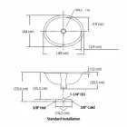 Barokke ingebouwde vuurkalk-wastafel, handgemaakt in Italië, Egeïsche zee Viadurini
