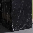 Wastafel met geometrisch ontwerp in porseleinen aardewerk 4 afwerkingen - Calogero Viadurini