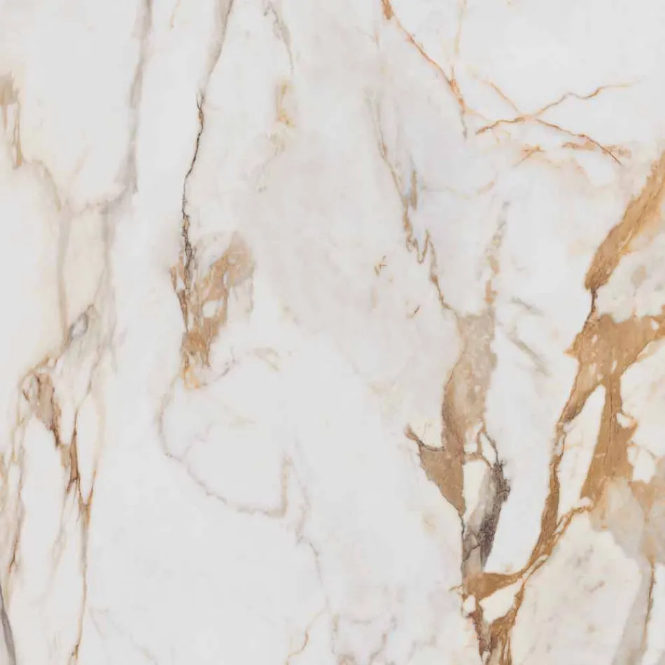 Wastafel met geometrisch ontwerp in porseleinen aardewerk 4 afwerkingen - Calogero Viadurini