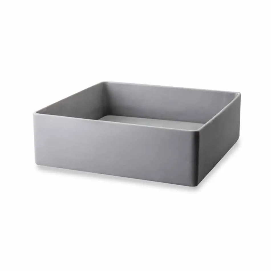 Design Aanrecht Wastafel met Harsplaat - Duca Viadurini