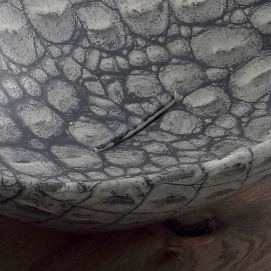 Design keramische aanrecht wastafel gemaakt in Italië Animals Viadurini