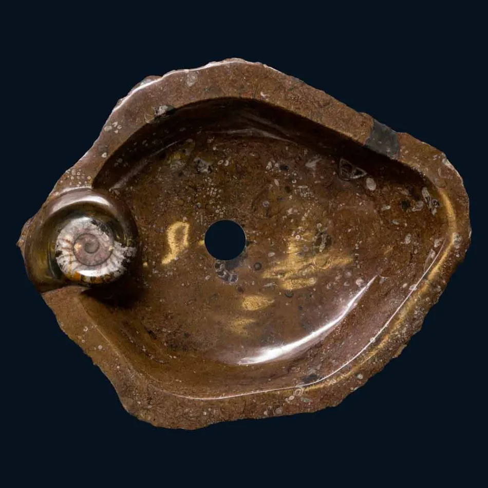 ontwerp wastafel verzonken marmer / Samir support, eendelig Viadurini