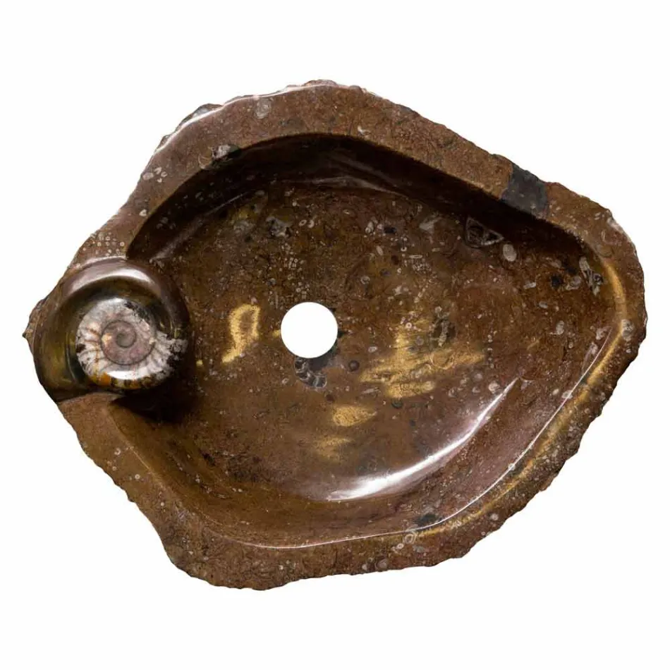 ontwerp wastafel verzonken marmer / Samir support, eendelig Viadurini