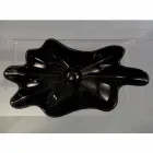 Moderne design aanrecht zwarte keramische wastafel gemaakt in Italië Rayan Viadurini