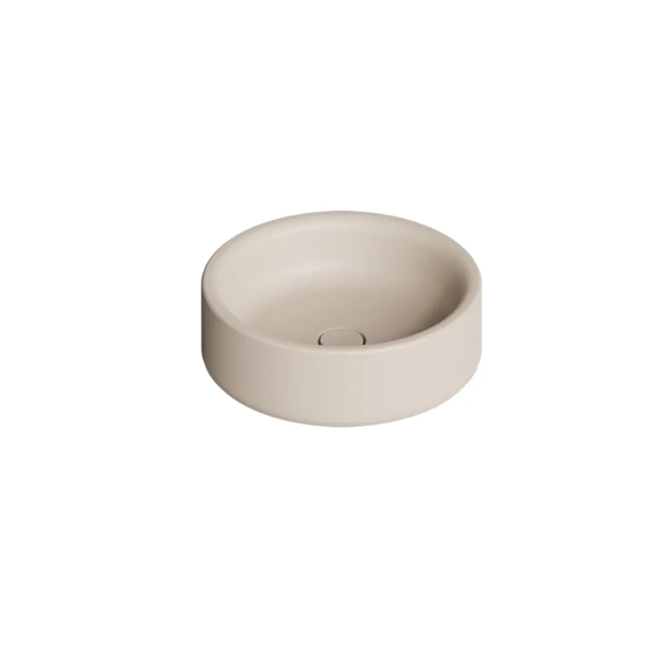 Keramische wastafel met een diameter van 42 cm, gemaakt in Italië - Girl Viadurini