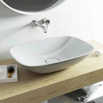 Vrijstaande wastafel ba moderne badkamer gemaakt in Italië Taormina Medium