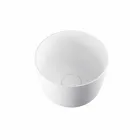 Vrijstaande ronde wastafel aanrechtblad geproduceerd in Italië, Lallio Viadurini