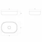 Made in Italy Vrijstaande opzetwastafel, Formicola Viadurini