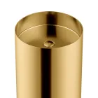 Vrijstaande designwastafel in roestvrij staal in verschillende afwerkingen - Jasmijn Viadurini