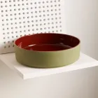 Wastafel van porselein met verschillende afwerkingen Made in Italy - Envelop Viadurini