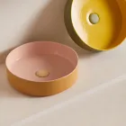 Wastafel van porselein met verschillende afwerkingen Made in Italy - Envelop Viadurini