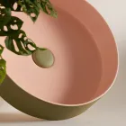 Wastafel van porselein met verschillende afwerkingen Made in Italy - Envelop Viadurini