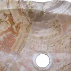 Houten wastafel Fossil Counter Goa enkel stuk Viadurini