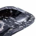 Marmeren wastafel met moderne steunfossielen - Burgeo Viadurini