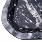 Marmeren wastafel met moderne steunfossielen - Burgeo Viadurini