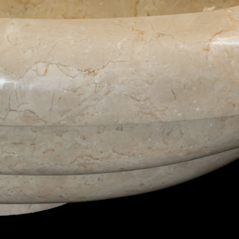 Tito design aanrecht marmeren wastafel, uniek stuk Viadurini