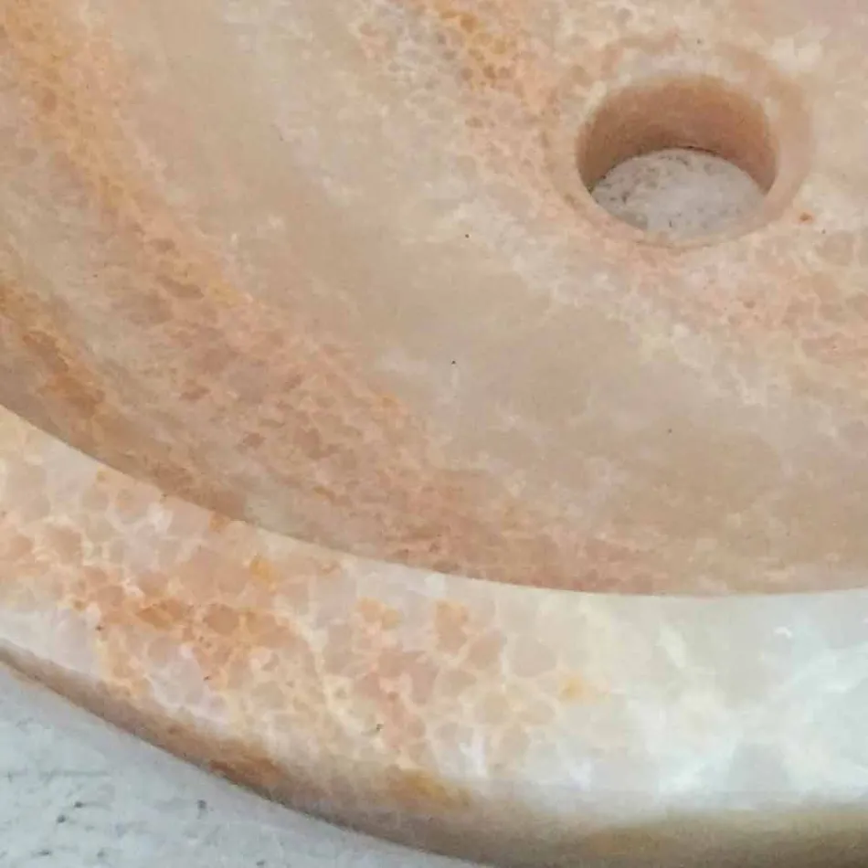 Ana design natuursteen wasbak in ontwerp, handgemaakt Viadurini