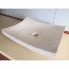 Wastafel in natuursteen van Love white design, uniek stuk Viadurini