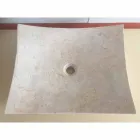 Wastafel in natuursteen van Love white design, uniek stuk Viadurini