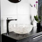 Design stenen aanrecht badkamer wastafel - Baceno Viadurini
