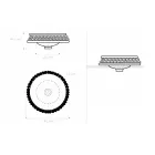 Porseleinen wastafel met hand aangebrachte bloemblaadjes Made in Italy - Amarone Viadurini