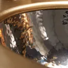 Ingebouwde wastafel in Fire Clay met 3 afwerkingen Made in Italy - Erioli Viadurini