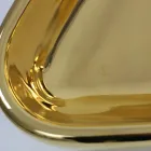 Moderne wastafel op aanrecht in goudkeramiek gemaakt in Sofia, Italië Viadurini