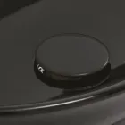 Ovale wastafel in glanzend gekleurd keramiek Made in Italy - Nelly Viadurini