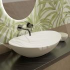 Ovale keramische wastafel op aanrecht L 60 cm Made in Italy - Jumper Viadurini