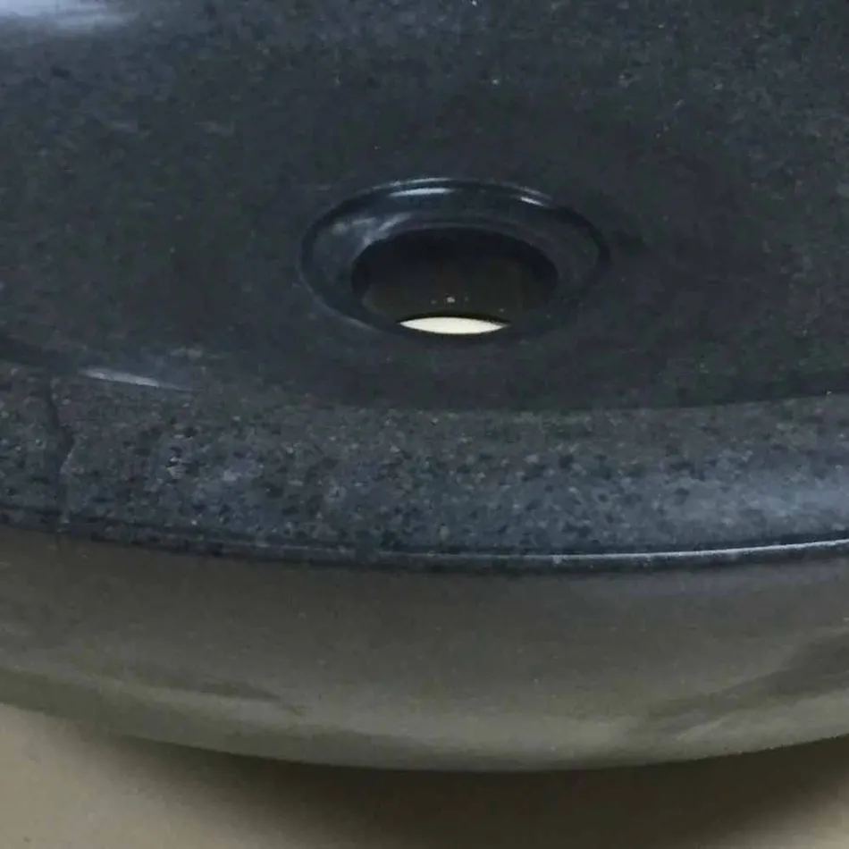 Design aanrecht wastafel in zwarte Ziva natuursteen Viadurini